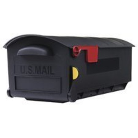 Gibraltar Mailboxes Gibraltar Mailboxes Patriot GMB515B01 Rural Mailbox, 1200 cu-in Capacity, Plastic GMB515B01